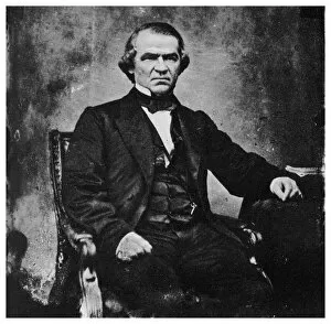 James D Collection: Andrew Johnson, 17th President of the United States, 1860s (1955)