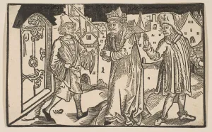 Afro Prints: Andria, from The Comedie of Terence, 19th century reprint. n. d. Creator: Albrecht Durer