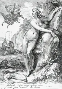 Chained Prints: Andromeda, 1601. Creator: Jan Saenredam