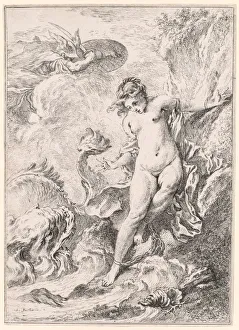 Andromeda (Andromede), 1734. Creator: Francois Boucher (French, 1703-1770)