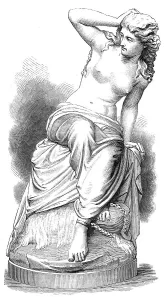 Chained Prints: Andromeda, by J. S. Westmacott, 1872. Creator: Unknown