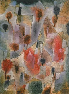 andscape with blue and red trees, 1920