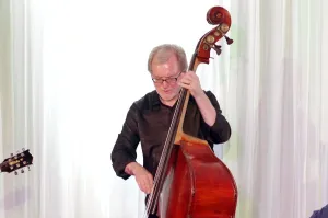 Andy Crowdy, Watermill Jazz Club, Dorking, Surrey, 28 May 2019. Creator: Brian O Connor