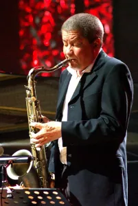 Andy Shepard Prints: Andy Sheppard, Brecon Jazz Festival, Powys, Wales, 2007. Artist: Brian O Connor