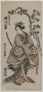 1735 1785 Prints: Anekawa Daisuke as Ayame-no-mae, 1760. Creator: Torii Kiyomitsu (Japanese, 1735-1785)