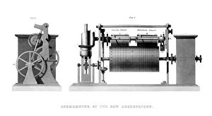 Images Dated 25th March 2009: Anemometer at the Kew Observatory, 1866