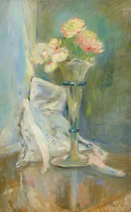 Berthe 1841 1895 Gallery: Anemones roses, 1891. Creator: Morisot, Berthe (1841-1895)