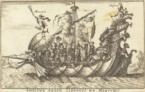 Galley Prints: Anfione Argon condotto da Mercurio. Creator: Balthasar Moncornet