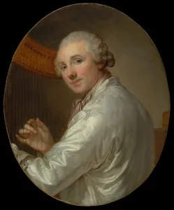 Musical Gallery: Ange Laurent de Lalive de Jully, 1759 / 70. Creator: After Jean Baptiste Greuze