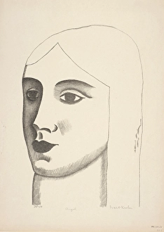 1925 Prints: Angel, about 1925. Creator: Walt Kuhn