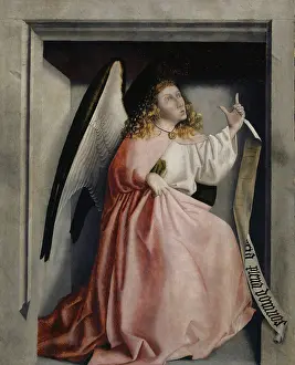 Document Prints: The Angel of the Annunciation, 1435. Creator: Konrad Witz
