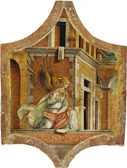 Annunciation Prints: The Angel of the Annunciation, 1482. Creator: Carlo Crivelli