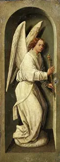 Annunciation Prints: Angel of the Annunciation, c1485-1490. Creator: Bruges (?) Master