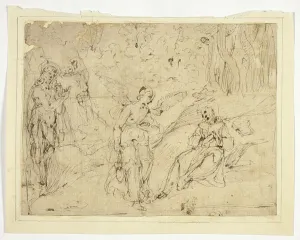 Francis St Prints: Angel Appearing to Saint Francis of Assisi