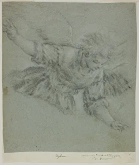 Il Bassano Prints: Angel, c.1575. Creator: Jacopo Bassano il vecchio