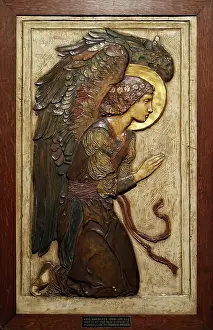 Adoration Prints: Angel, c1890. Creator: Robert Anning Bell