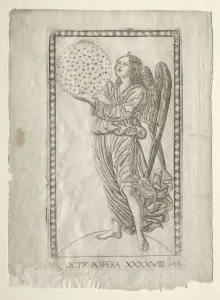 Ferrara Prints: The Angel of the Eighth Sphere (from the Tarocchi, series A... before 1467. Creator