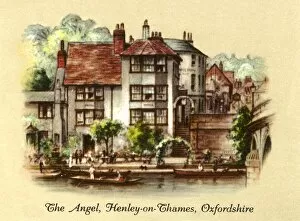 Punting Gallery: The Angel, Henley-on-Thames, Oxfordshire, 1936. Creator: Unknown