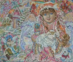 Angel Of God Collection: Angel with Lamb of God. Artist: Sugai, Yumi