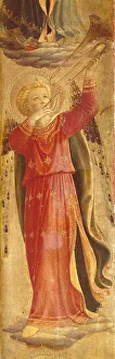 Angelico Prints: Angel making music (From the Tabernacle of the Linaioli)