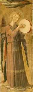 Play Music Prints: Angel making music (From the Tabernacle of the Linaioli)
