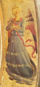 Angelico Prints: Angel making music (From the Tabernacle of the Linaioli)