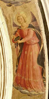 Angelico Prints: Angel making music (From the Tabernacle of the Linaioli)