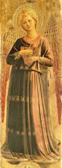 Angelico Prints: Angel making music (From the Tabernacle of the Linaioli)