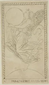 Mantegna Prints: The Angel of the Ninth Sphere, or Primum Mobile