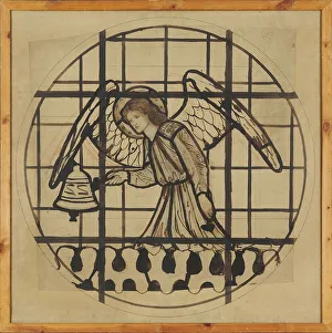 Angel playing on bells, 1862. Creator: Sir Edward Coley Burne-Jones