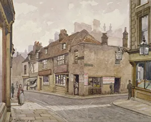 Bermondsey Prints: The Angel public house, Bermondsey, London, 1887. Artist: John Crowther