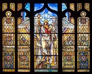 Complex Prints: Angel of the Resurrection, 1903-1904. Creators: Frederick Wilson, Tiffany & Co