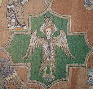Detail of an angel from the Syon Cope, 14th century