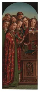 Choir Prints: An angelic choir, (c1865). Creator: Christian Schultz