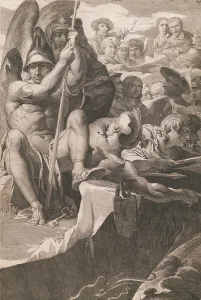 Reynolds Joshua Prints: The Angelic Guards, 1808. Creator: James Barry