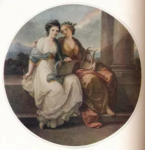 Burke Prints: Angelica Kauffmann in the Character of Design listening to the Inspiration of Poetry