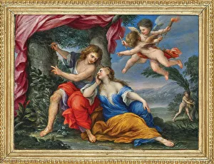 Orlando Prints: Angelica and Medoro, c1665. Creator: Bricci; Plautilla (1616-1705)