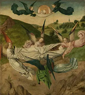 Decapitation Prints: Angelis lifting the Body of St Catherine to Mount Sinai