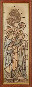 Burne Jones Edward Prints: Two Angels, 1862. Creator: Sir Edward Coley Burne-Jones