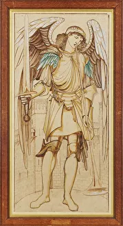 Morris And Co Prints: The Angels of the Hierarchy - Archangeli, 1873. Creator: Sir Edward Coley Burne-Jones