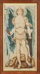 The Angels of the Hierarchy - Principates, 1873. Creator: Sir Edward Coley Burne-Jones