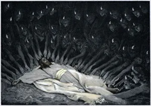 Exhausted Prints: Angels ministering to Jesus after the Devil has left him, 1897. Artist: James Tissot
