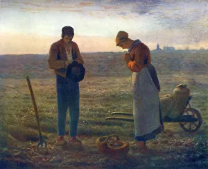 Wheelbarrow Prints: The Angelus, 1857-1859, (1912). Artist: Jean Francois Millet