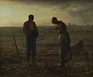 The Angelus, Between 1857 and 1859. Artist: Millet, Jean-Francois (1814-1875)