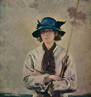 Neckscarf Prints: The Angler, c1912. Artist: William Newenham Montague Orpen