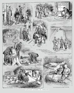 Play On Words Prints: Angler - Saxons in Ireland, 1891