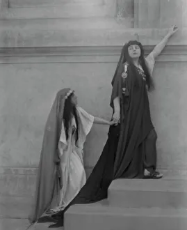 Anglin Margaret Prints: Anglin, Margaret, Miss, in a play, between 1910 and 1925. Creator: Arnold Genthe