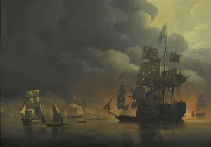 Slave Trade Prints: The Anglo-Dutch Fleet under Lord Exmouth and Vice Admiral Jonkheer Theodorus Frederik van Capellen p Creator