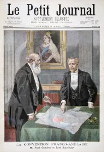 Desk Job Prints: The Anglo-French Convention, 1899. Artist: Oswaldo Tofani