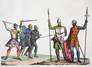 Anglo-Saxon warriors, 19th century